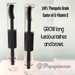 Amazing Formula PURE Castor oil & vit E GROWS long lashes 2 SIDED brush & liner